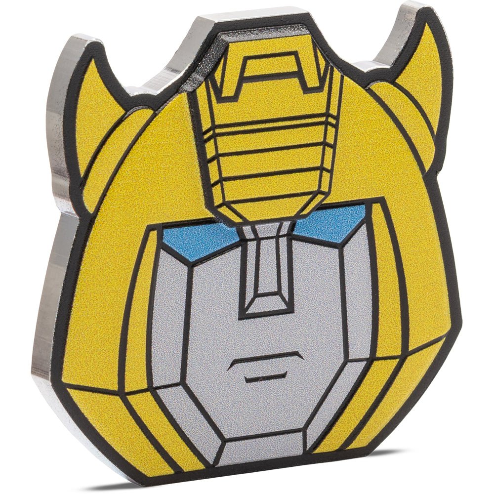2024 Transformers Heads - Bumblebee 1oz Silver Coin - Direct Coins