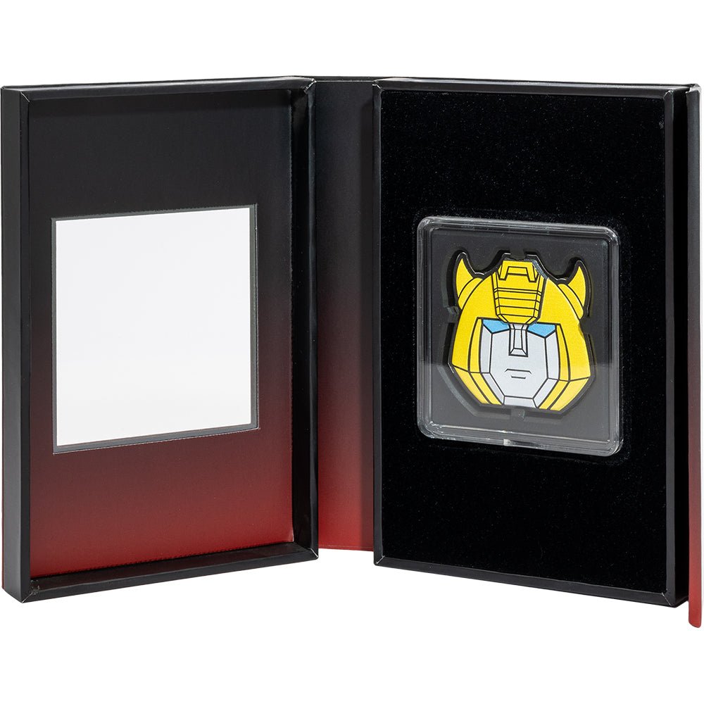 2024 Transformers Heads - Bumblebee 1oz Silver Coin - Direct Coins