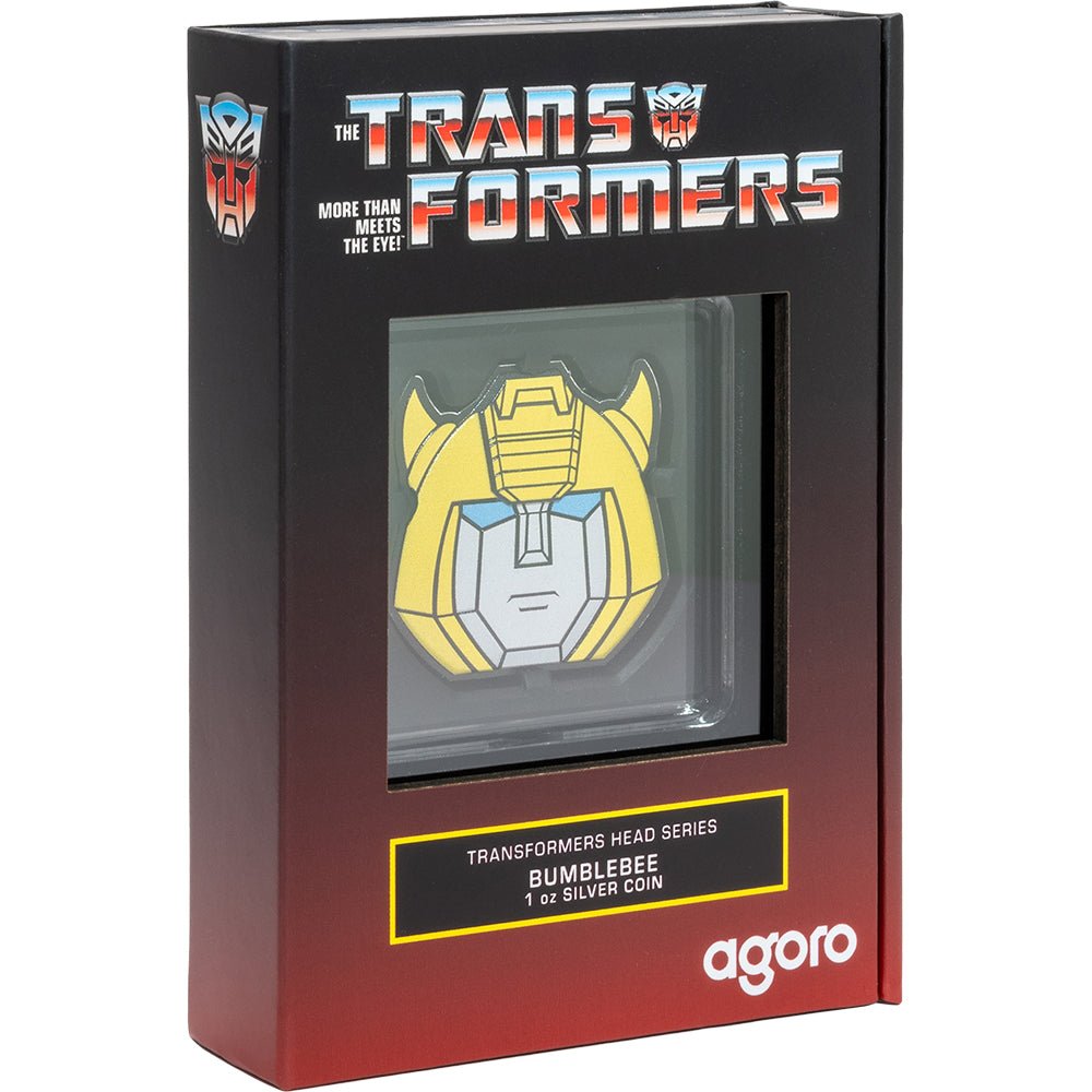 2024 Transformers Heads - Bumblebee 1oz Silver Coin - Direct Coins