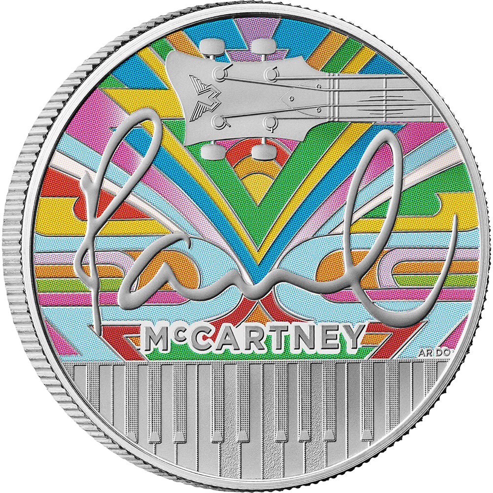 2024 UK Paul McCartney 1oz Silver Proof Colour Coin - Direct Coins