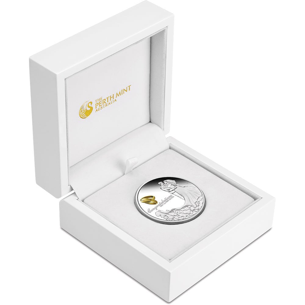 2024 Wedding 1oz Silver Proof Coin - Direct Coins