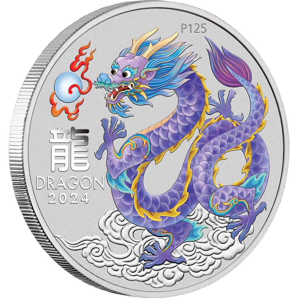 2024 Year Of The Dragon 1/2oz Silver 10 Coin Set - Direct Coins