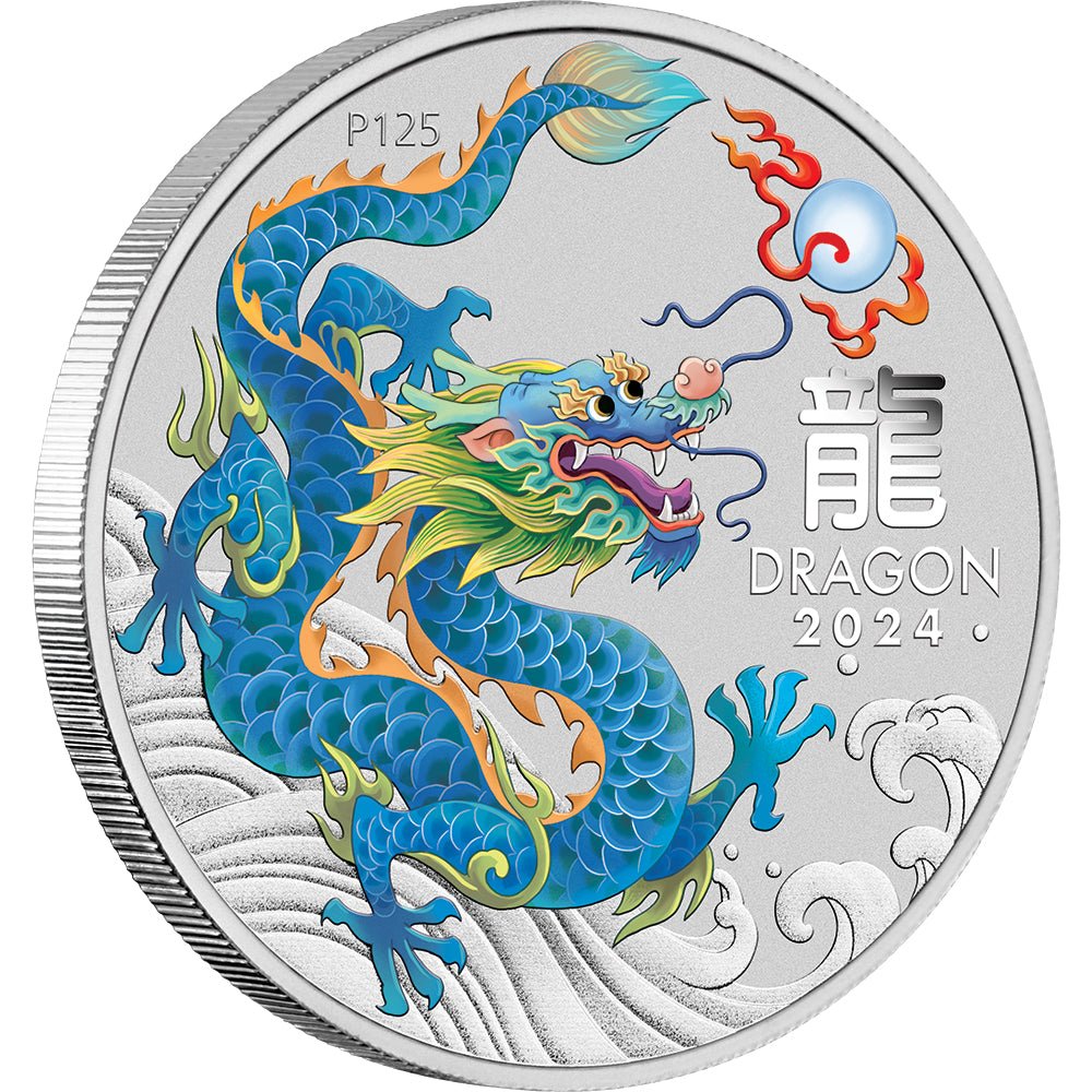 2024 Year Of The Dragon 1/2oz Silver 10 Coin Set - Direct Coins
