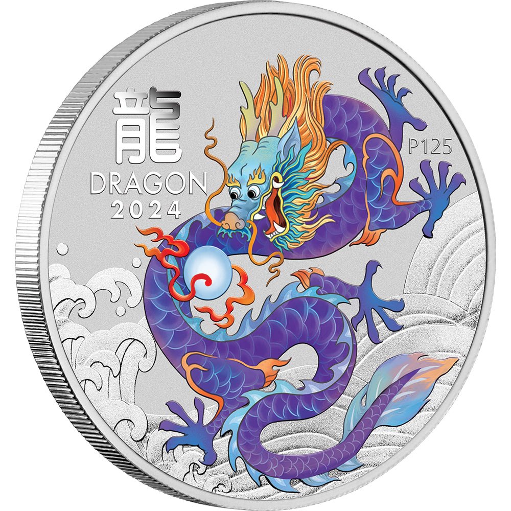 2024 Year Of The Dragon 1/2oz Silver 10 Coin Set - Direct Coins