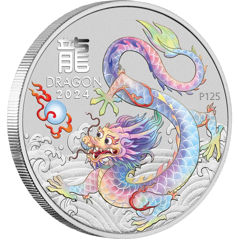 2024 Year Of The Dragon 1/2oz Silver 10 Coin Set - Direct Coins