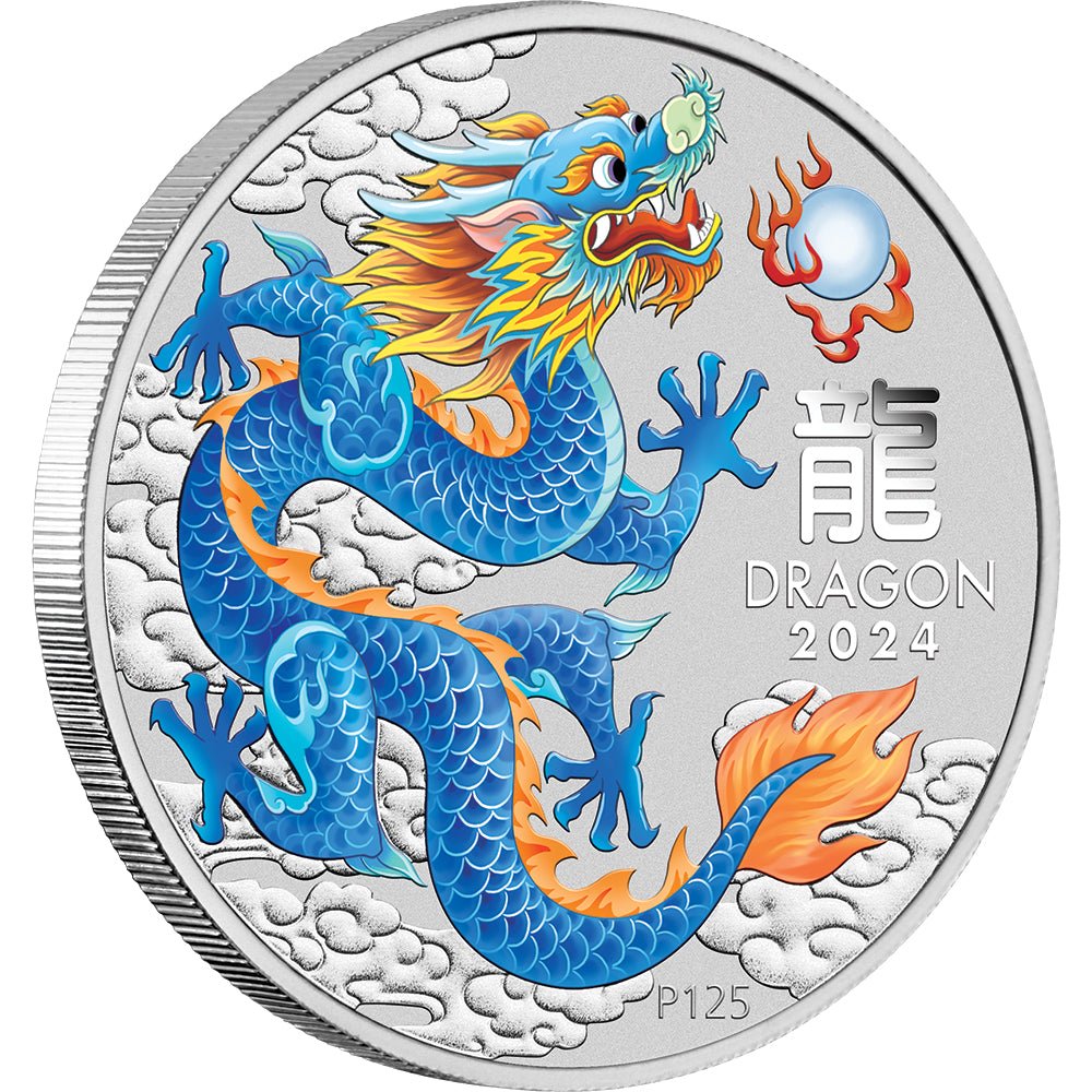 2024 Year Of The Dragon 1/2oz Silver 10 Coin Set - Direct Coins