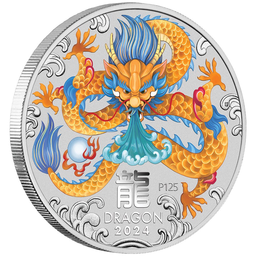 2024 Year Of The Dragon 1/2oz Silver 10 Coin Set - Direct Coins