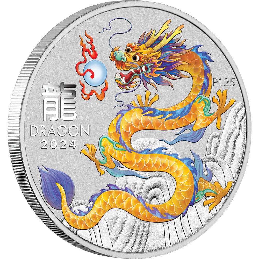 2024 Year Of The Dragon 1/2oz Silver 10 Coin Set - Direct Coins