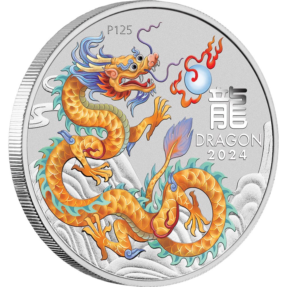 2024 Year Of The Dragon 1/2oz Silver 10 Coin Set - Direct Coins