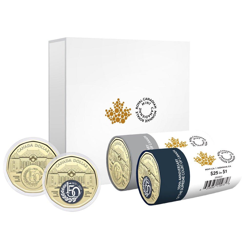 2025 $1 150th Anniversary Of The Supreme Court Of Canada Special Wrap Roll Box Set