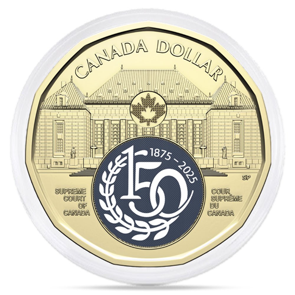 2025 $1 150th Anniversary Of The Supreme Court Of Canada Special Wrap Roll Coloured