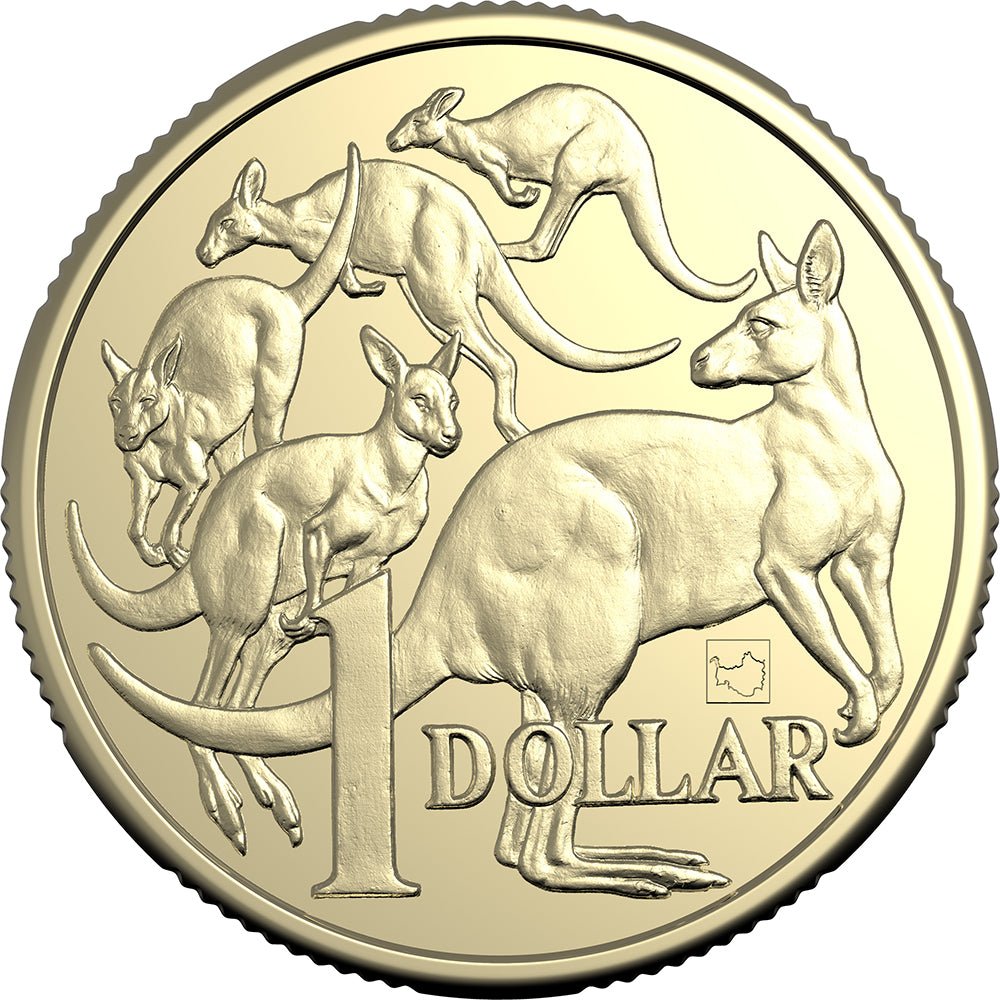 2025 $1 ANDA Brisbane Money Expo - Mob Of Roos Brisbane Privy Mark Uncirculated Coin - Direct Coins