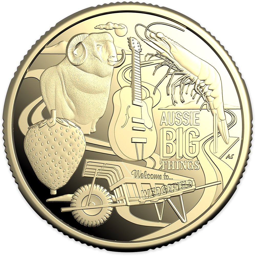 2025 $1 Aussie Big Things 2 Proof Two-Coin Set - Coin 1