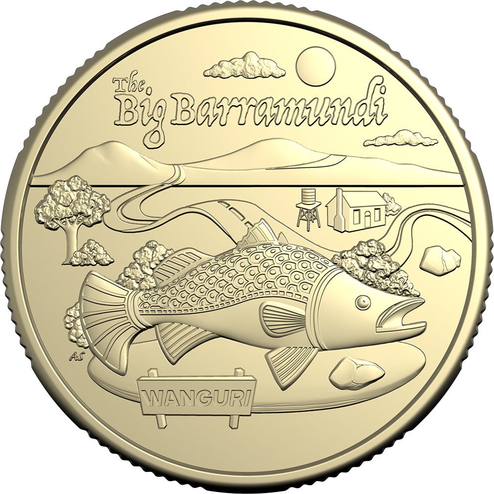2025 $1 Aussie Big Things 2 Uncirculated Coin - Big Barramundi