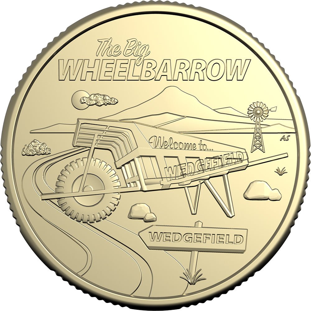 2025 $1 Aussie Big Things 2 Uncirculated Coin - Big Wheelbarrow