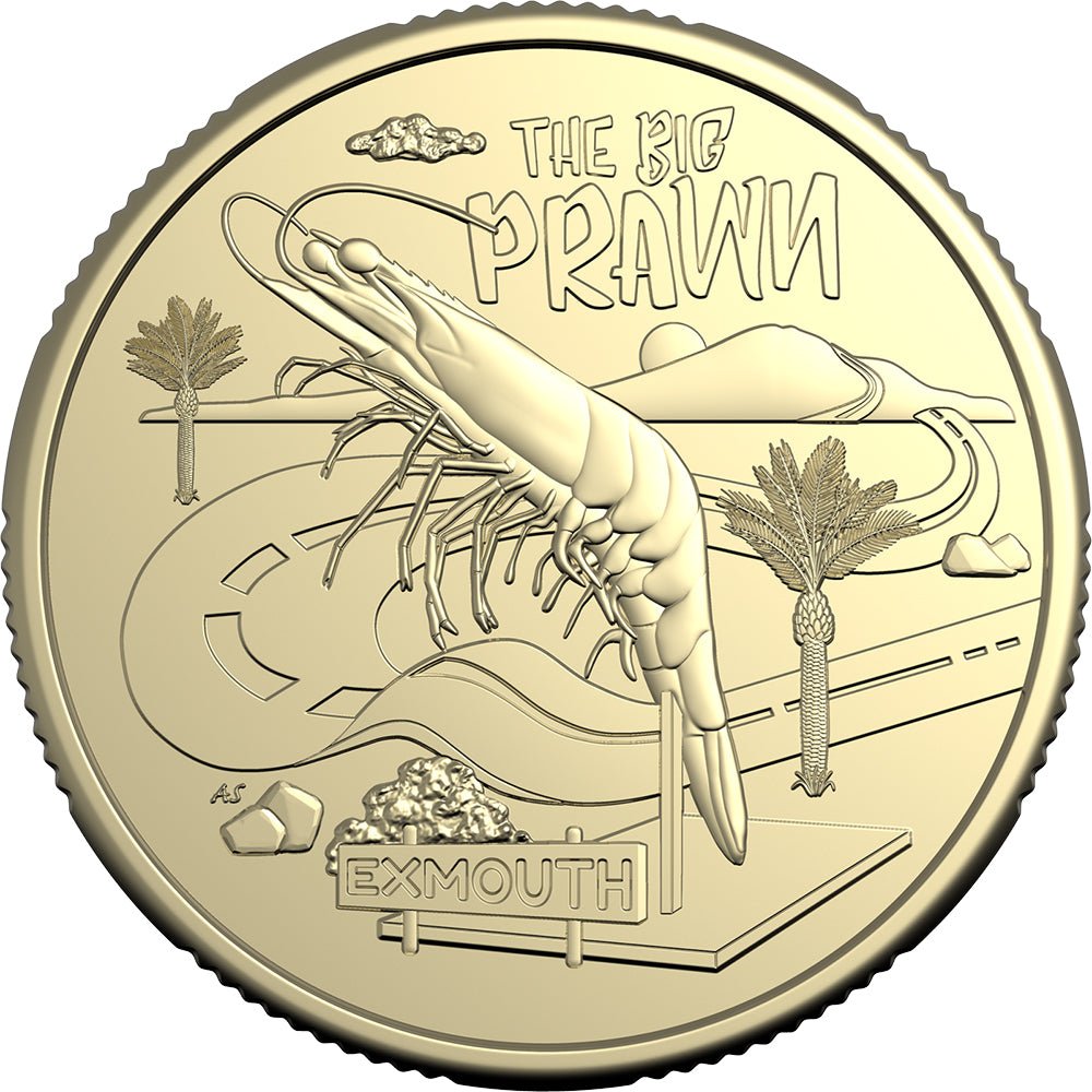 2025 $1 Aussie Big Things 2 Uncirculated Coin - Big Prawn