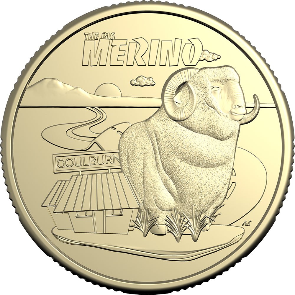 2025 $1 Aussie Big Things 2 Uncirculated Coin - Big Merino
