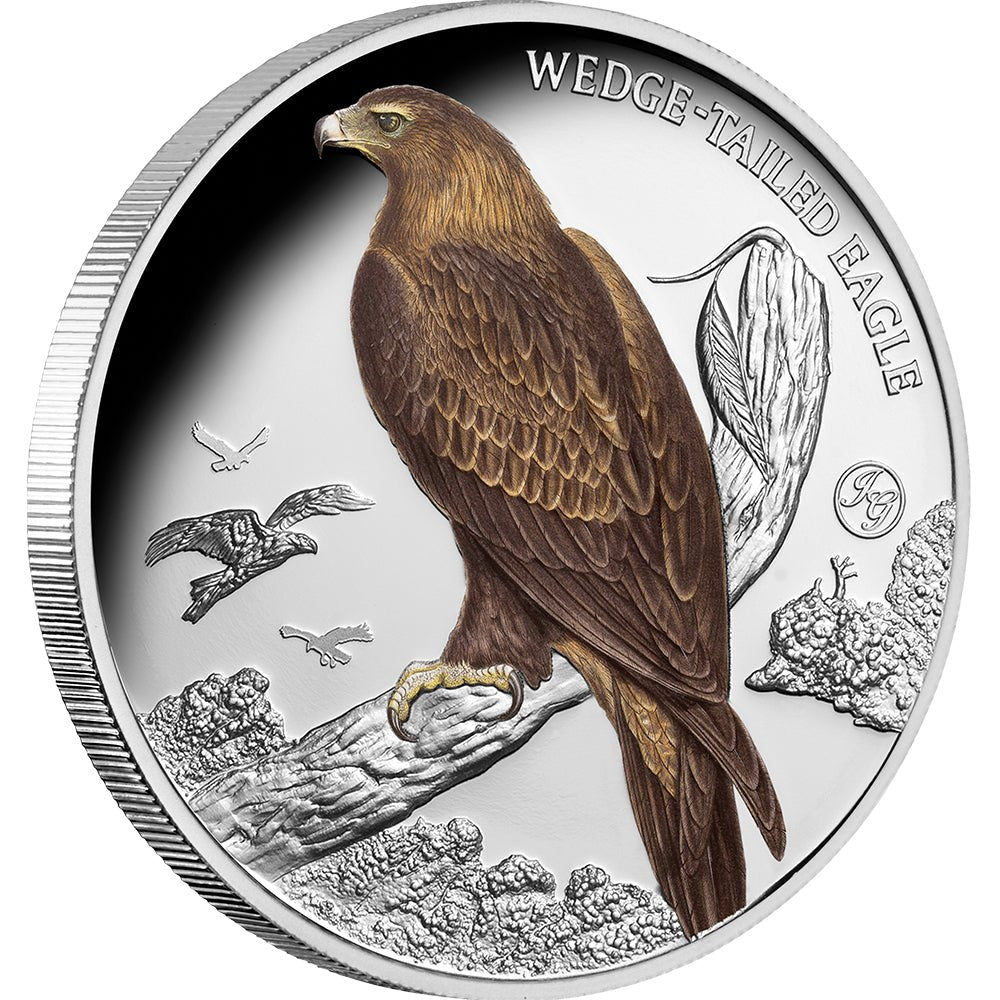2025 $1 Birds Of Australia Wedge-Tailed Eagle 1oz Silver Proof Coin
