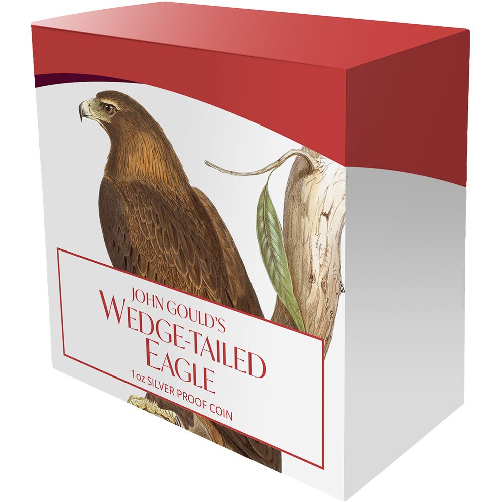 2025 $1 Birds Of Australia Wedge-Tailed Eagle 1oz Silver Proof Coin Shipper