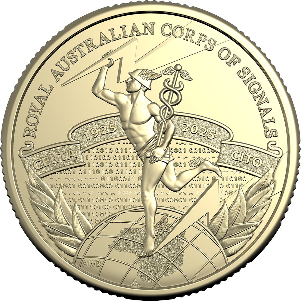 2025 $1 Centenary Of Royal Australian Corps Of Signal Uncirculated Coin - Direct Coins