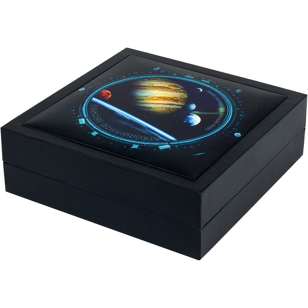 2025 $1 Cosmic Encounters Rotating Silver & Copper Bimetal Antique Coin - Direct Coins