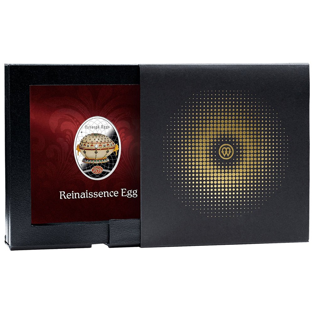 2025 $1 Faberge - Renaissance Egg Silver Proof Coin Case
