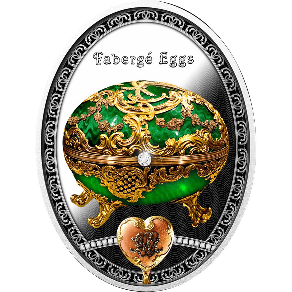 2025 $1 Faberge - Rocaille Egg Silver Proof Coin