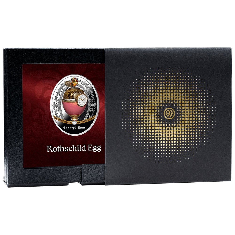 2025 $1 Faberge - Rothschild Egg Silver Proof Coin Shipper