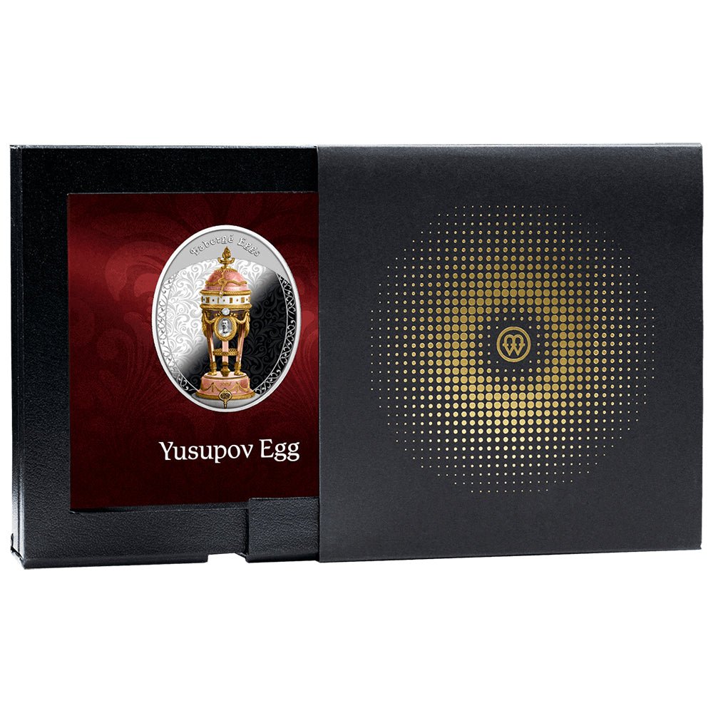 2025 $1 Faberge - Yusupov Egg Silver Proof Coin Shipper