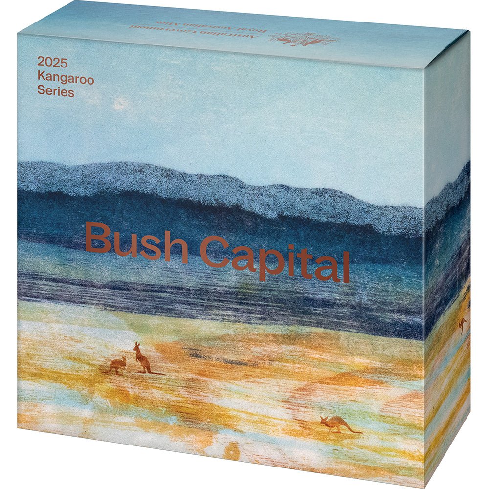 2025 $1 Kangaroo Series - Bush Capital 1oz Fine Silver Proof Coin Shipper