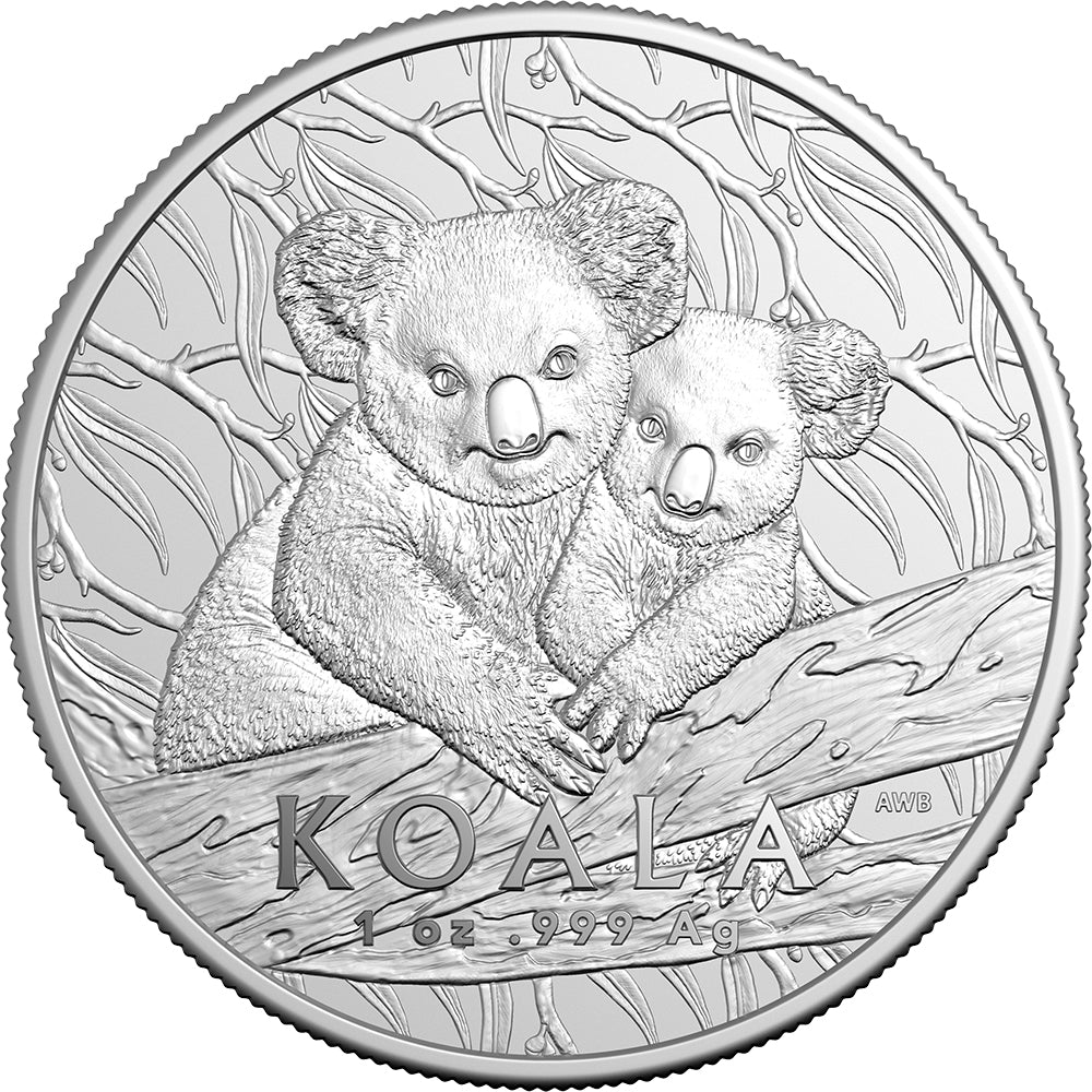 2025 $1 Koala Series 1oz Fine Silver Investment Coin - Direct Coins