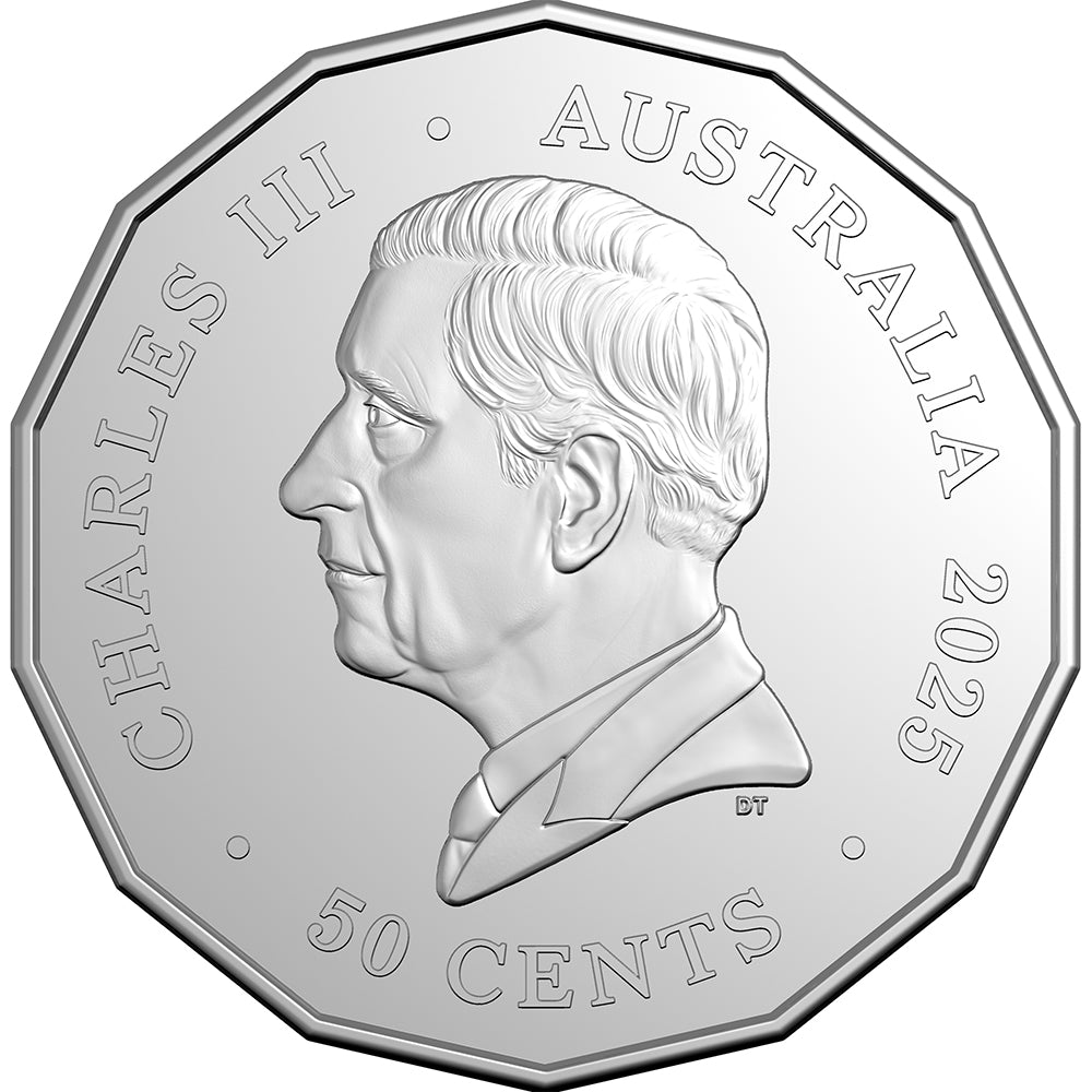 2025 $1 Lunar Series - Year Of The Snake 50c Uncirculated Tetradecagon Coin - Direct Coins