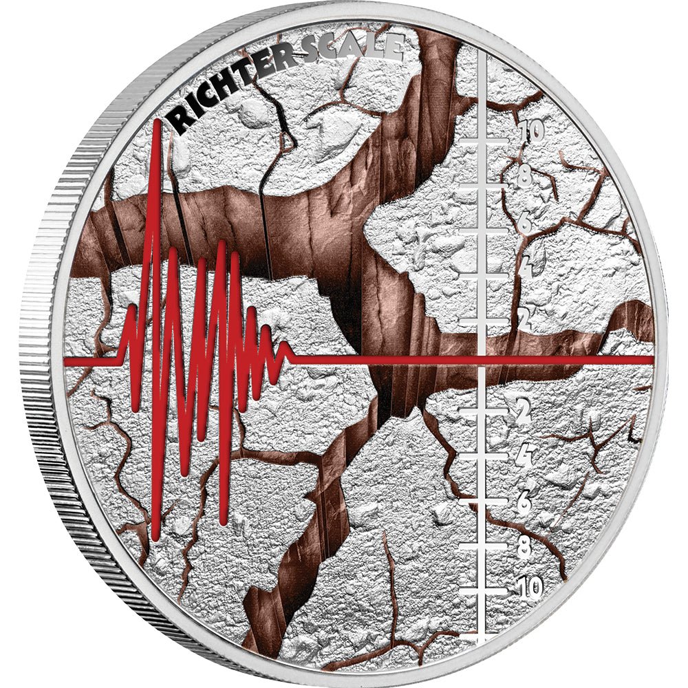 2025 $1 Richter Scale 90th Anniversary 1oz Silver Proof Coin