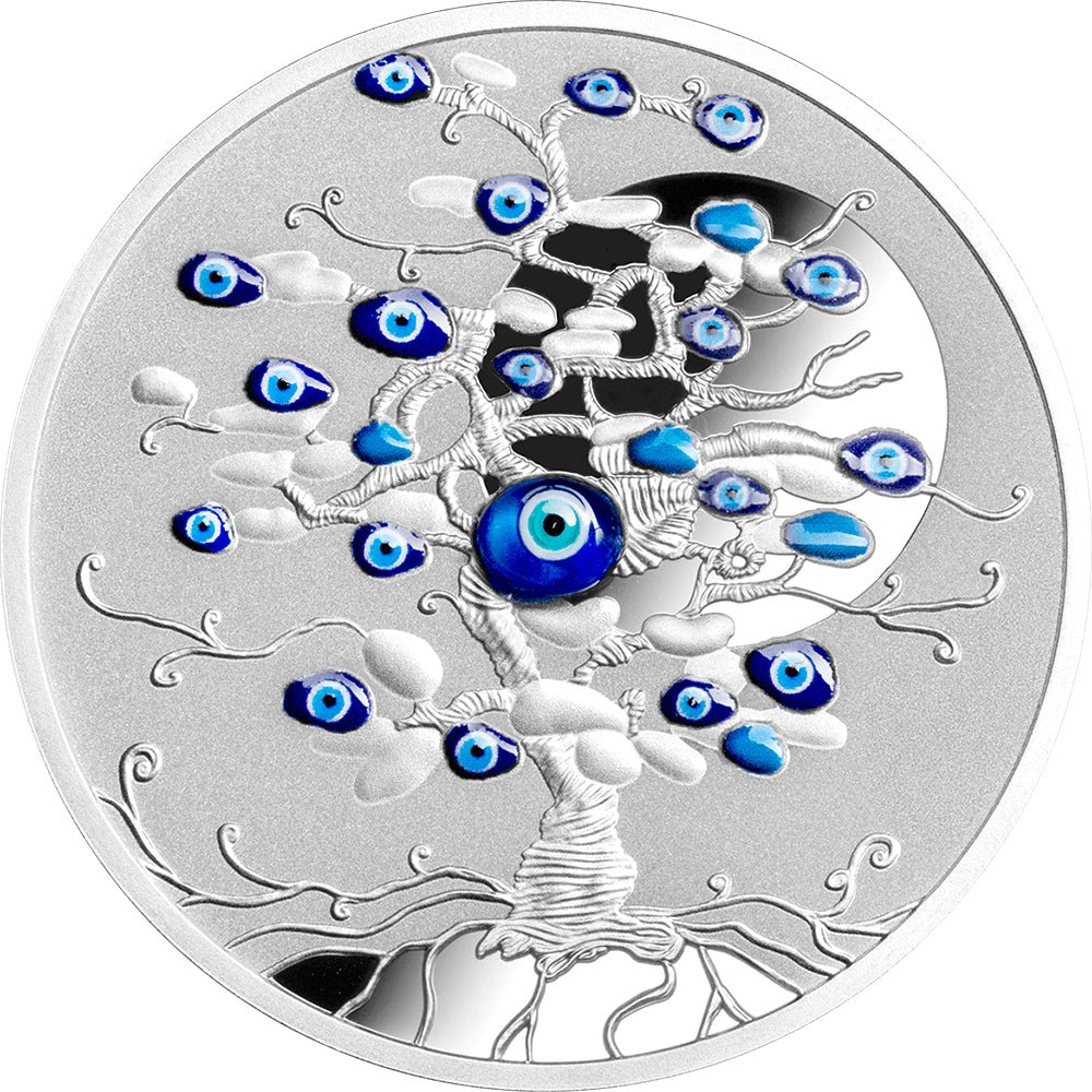 2025 $1 Tree Of Luck - Nazar Eye Silver Proof Coin