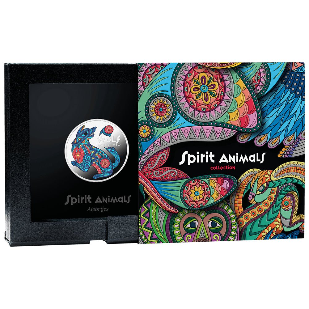 2025 $1 Wolf - Spirit Animal Silver Proof Coin Case