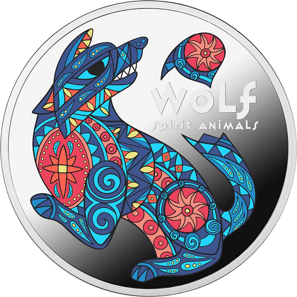 2025 $1 Wolf - Spirit Animal Silver Proof Coin