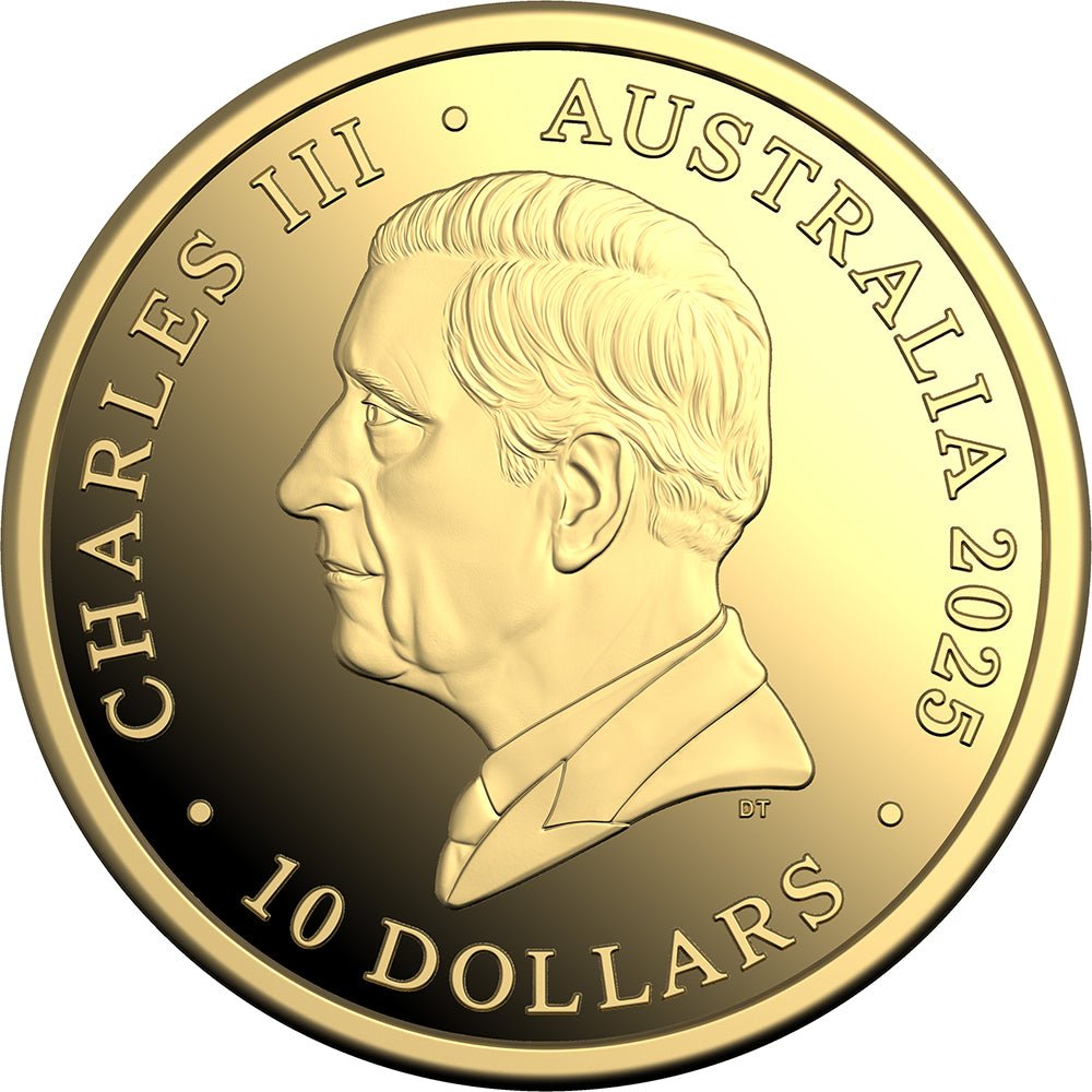 2025 $10 60th Anniversary Of The Royal Australian Mint 'C' Mintmark Gold Proof Coin - Direct Coins