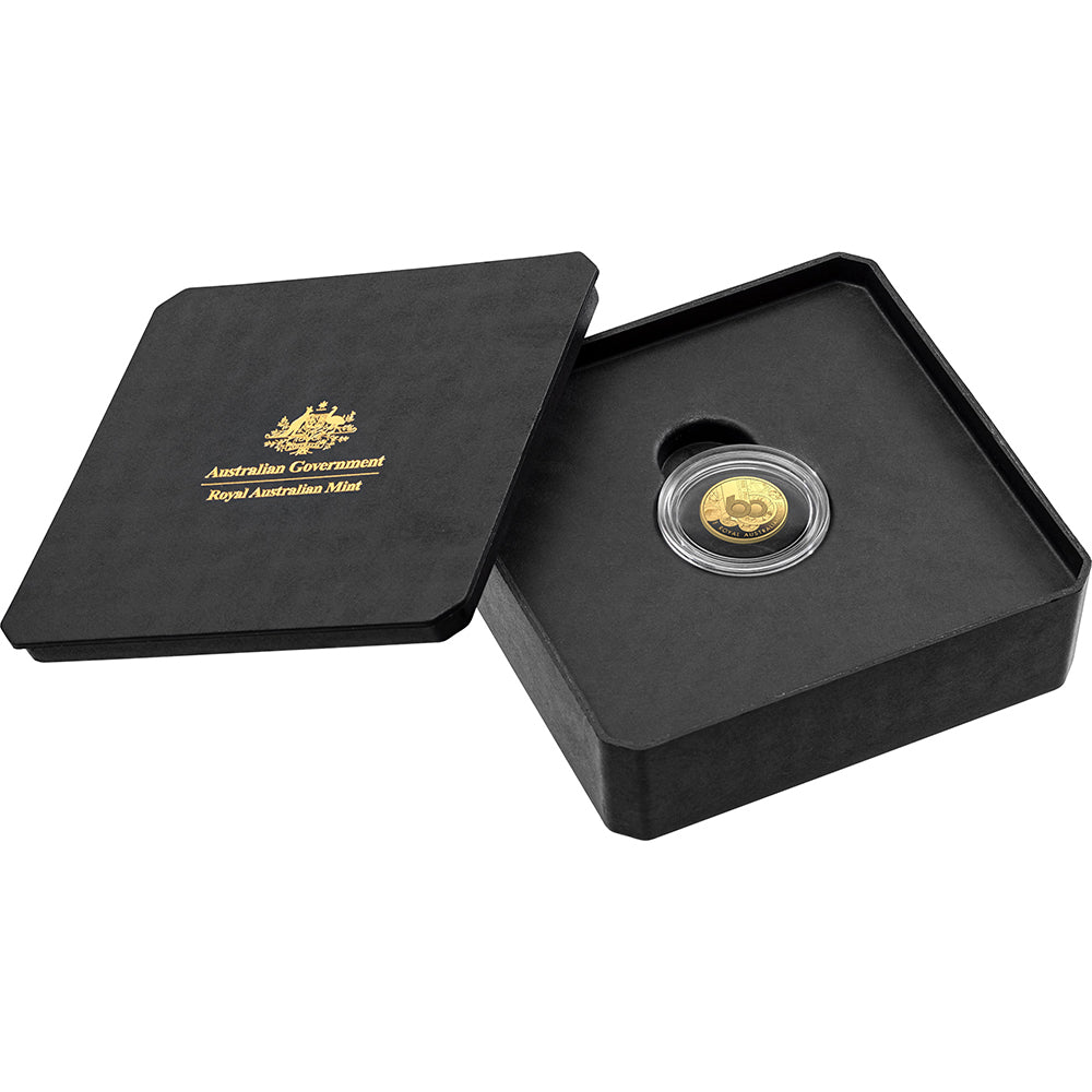 2025 $10 60th Anniversary Of The Royal Australian Mint 'C' Mintmark Gold Proof Coin - Direct Coins