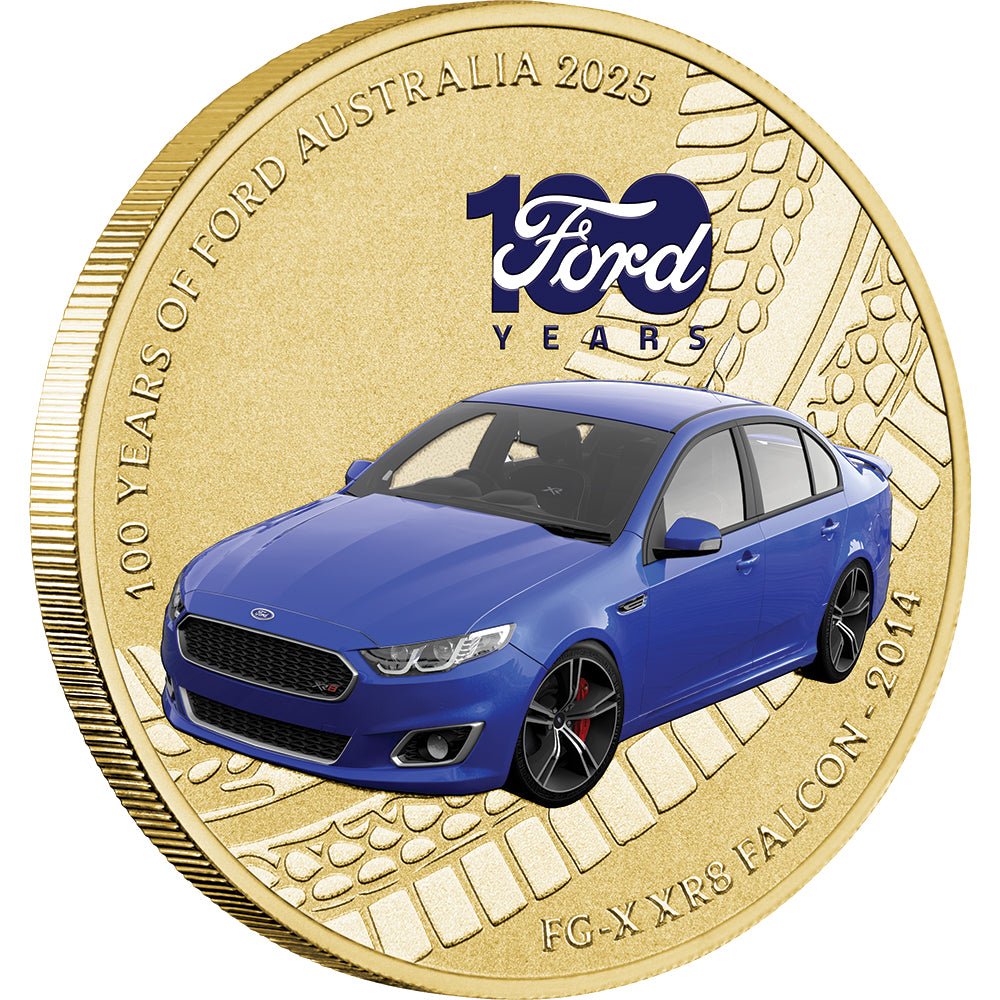 2025 100 Years Of Ford Australia - FG-X XR8 Falcon 2014 Coin