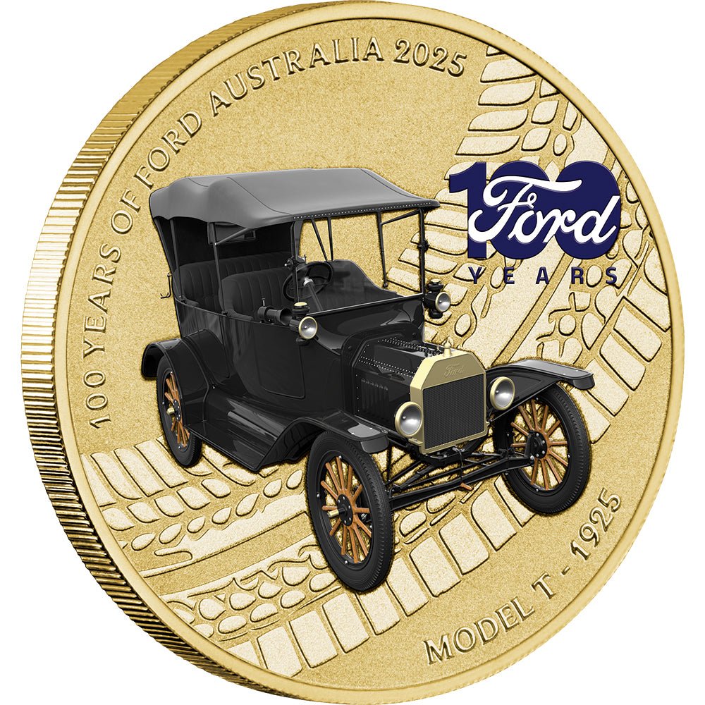 2025 100 Years Of Ford Australia - Model T 1925 Coin