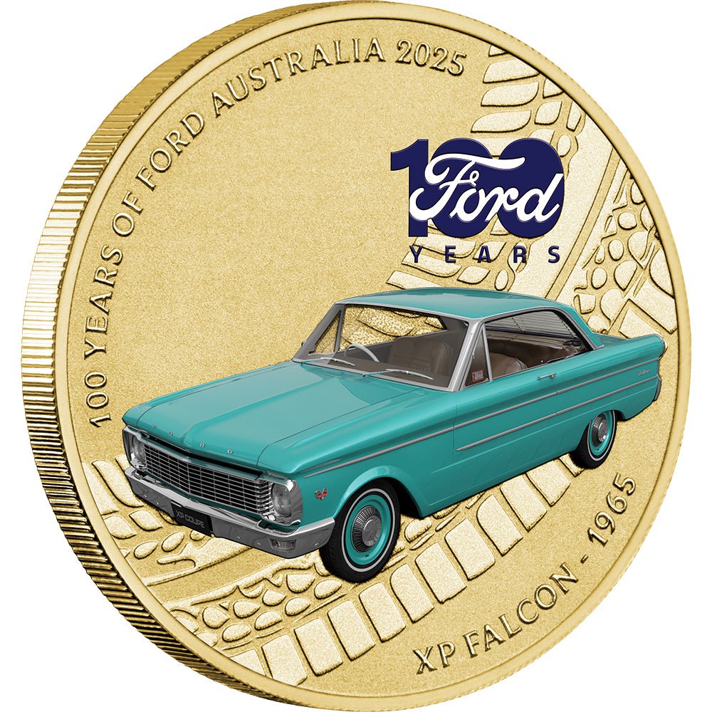 2025 100 Years Of Ford Australia - XP Falcon 1965 Coin