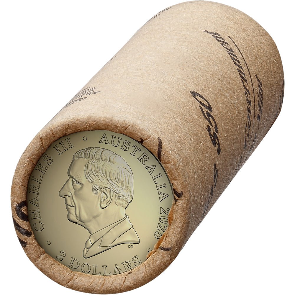 2025 $2 80 Years On: Remembering The Second World War Coloured Coin Roll - Premium Obverse