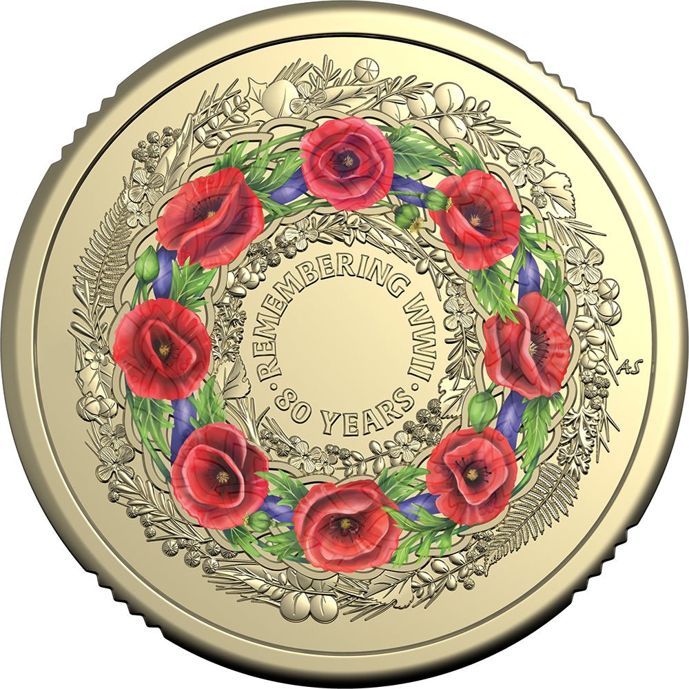 2025 $2 80 Years On: Remembering The Second World War Coloured Coin