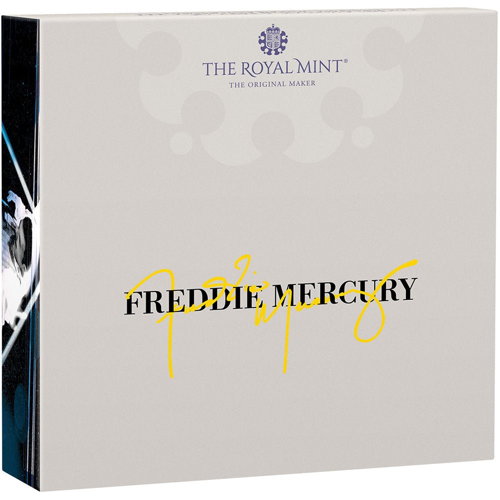 2025 £2 Freddie Mercury 1oz Silver Proof Colour Coin Shipper