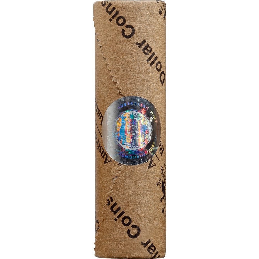 2025 $2 Torres Strait Islander Flag Coloured Circulating Coin Roll - Premium Seal