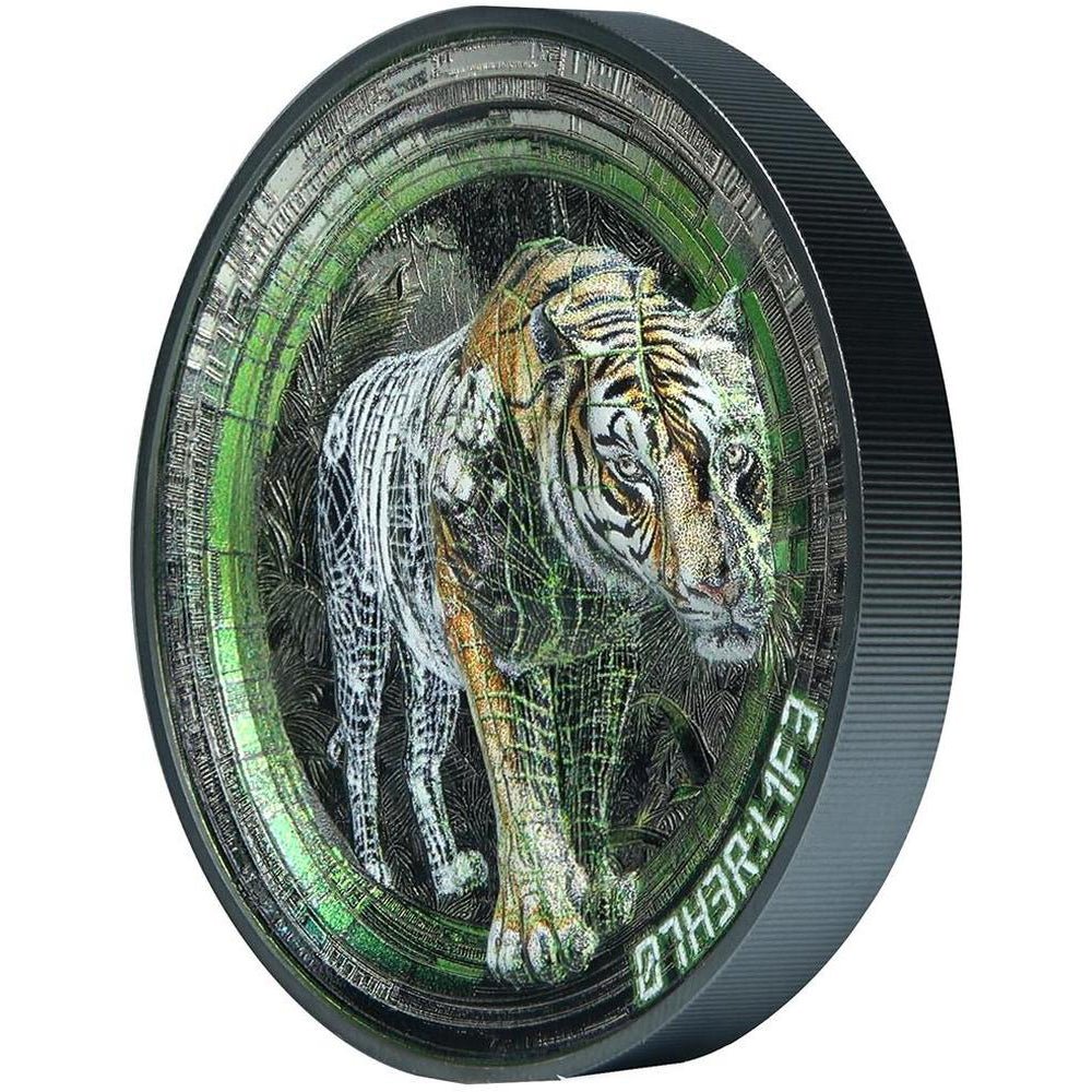2025 $20 Tiger Other Life 3oz Silver Coin Relief