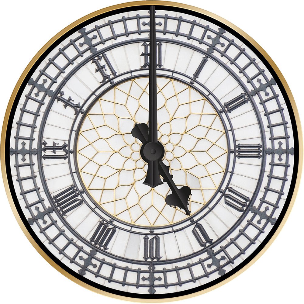 2025 €5 City Hall Clocks - London Big Ben 1oz Silver Proof Coin
