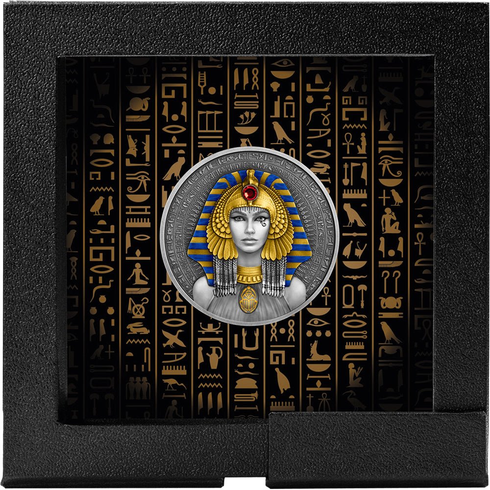 2025 $5 Cleopatra 2oz Silver Antiqued Coin - Direct Coins