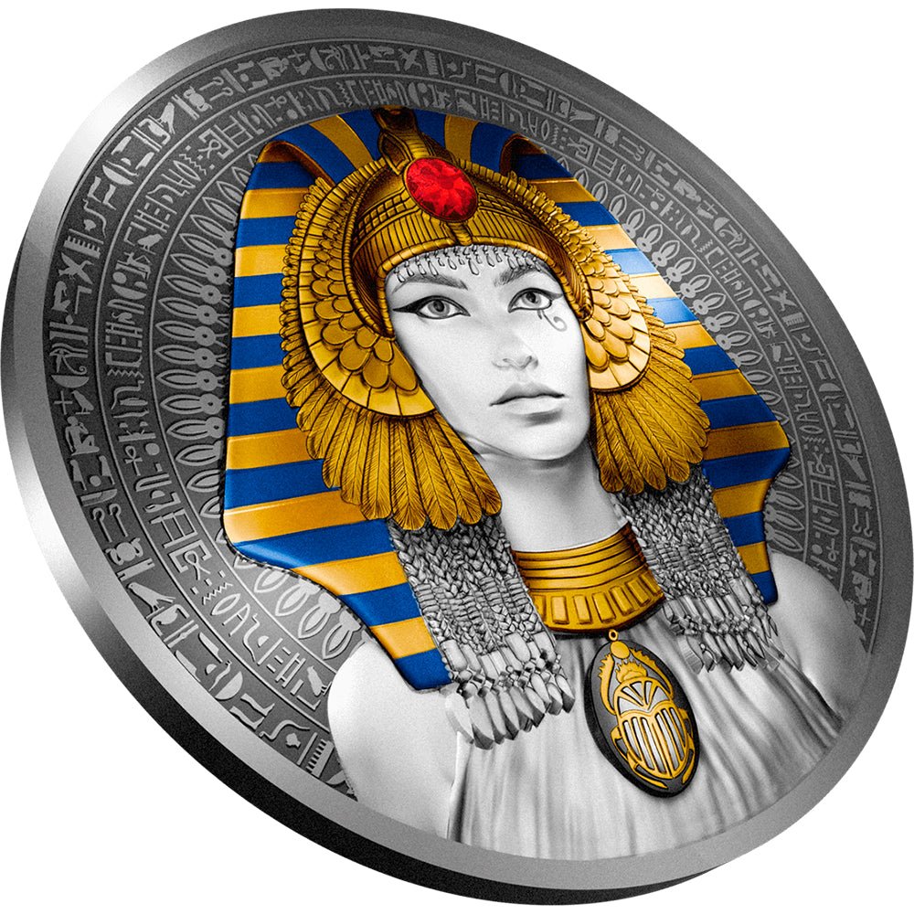 2025 $5 Cleopatra 2oz Silver Antiqued Coin - Direct Coins