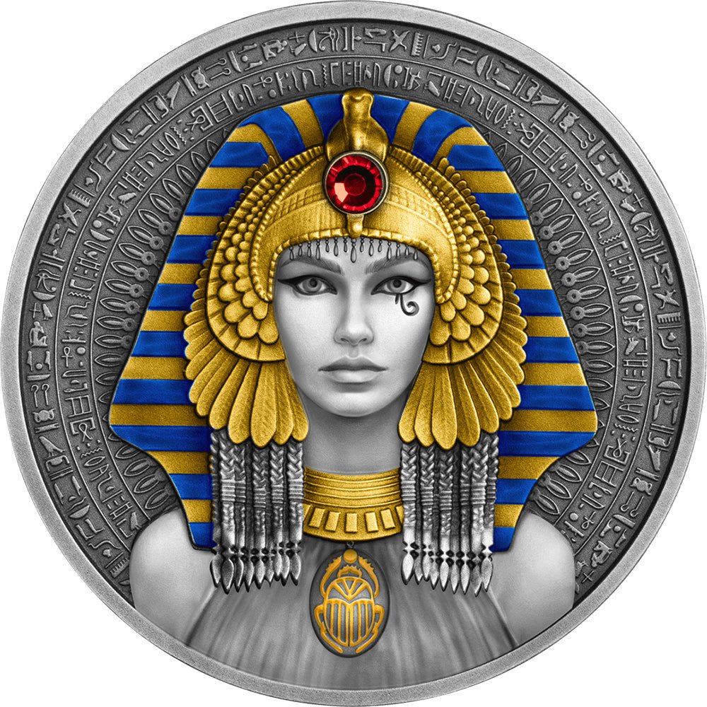 2025 $5 Cleopatra 2oz Silver Antiqued Coin - Direct Coins